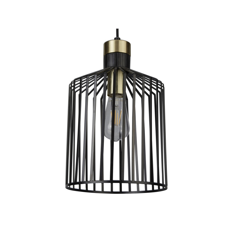 Searchlight závesné svietidlo BIRD CAGE 9413BK