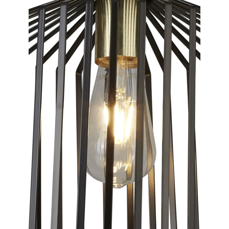 Searchlight závesné svietidlo BIRD CAGE 9413BK