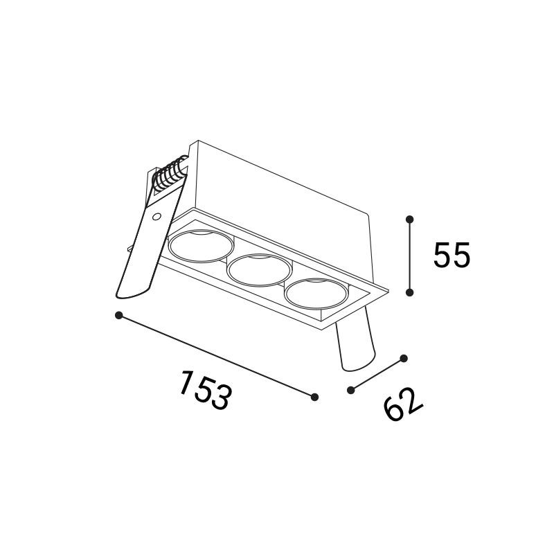 LED2 RIVA MAXI 3, B 15W 3000K/3500K/4000K 2560753