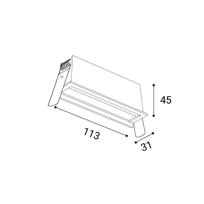 LED2 RIVA MINI WW 6, B TRIAC 10W 2700K/3000K/4000K 2560473DT