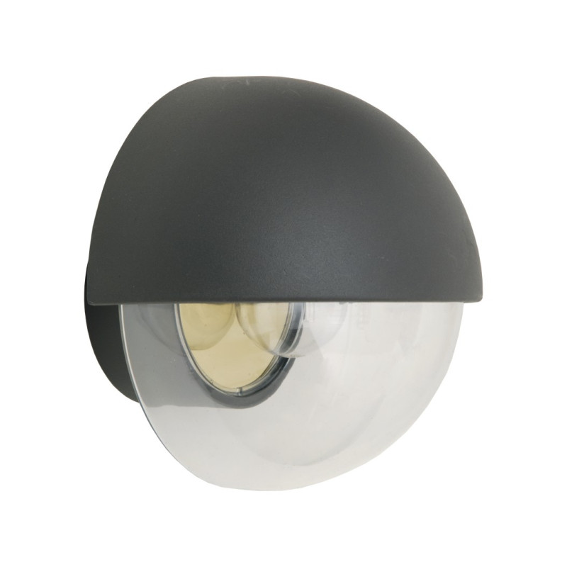 EMITHOR ORIGO 1xE27/75W,IP44,GRAY/CLEAR 