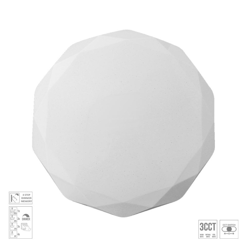PREZENT IRIDIO ROUND LED/30W,3000-6500K, WHITE