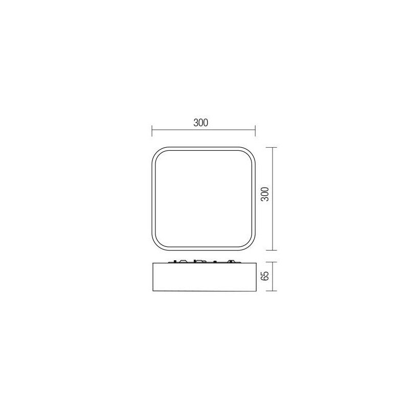 Redo stropné svietidlo SCREEN IP 01-1354