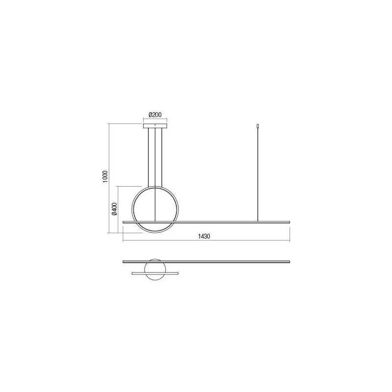 Redo závesné svietidlo GIOTTO 01-1735