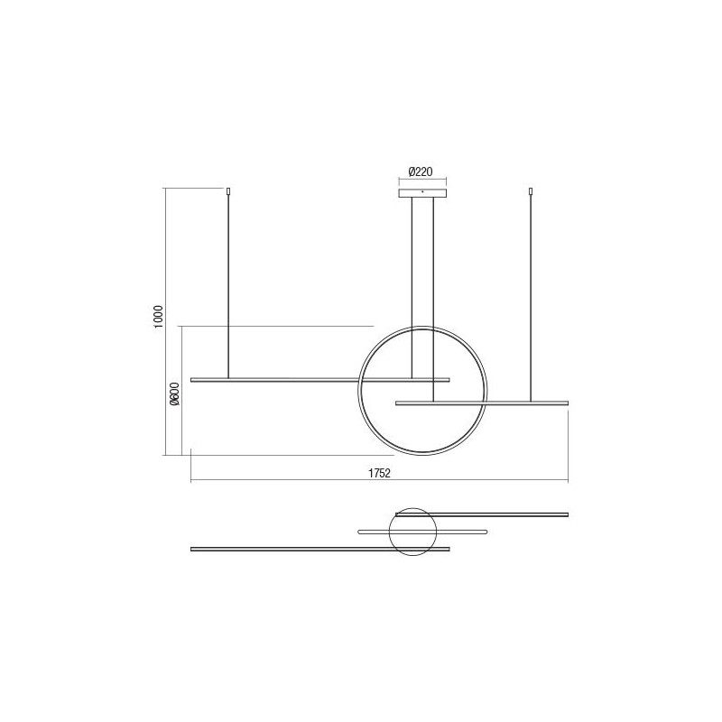 Redo závesné svietidlo GIOTTO 01-1737
