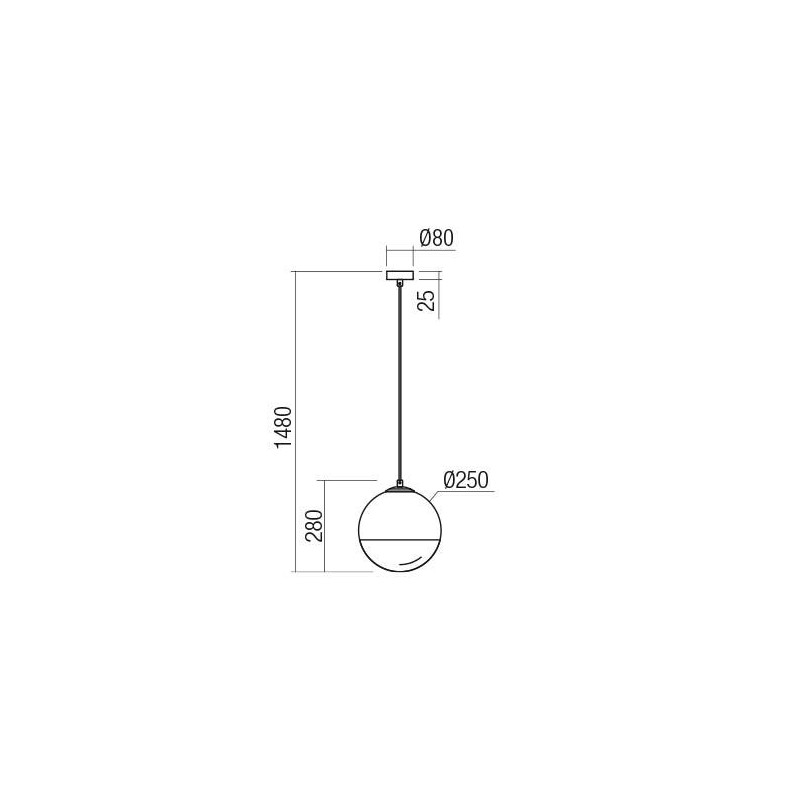 Redo závesná interiérová lampa BERRY 01-2269