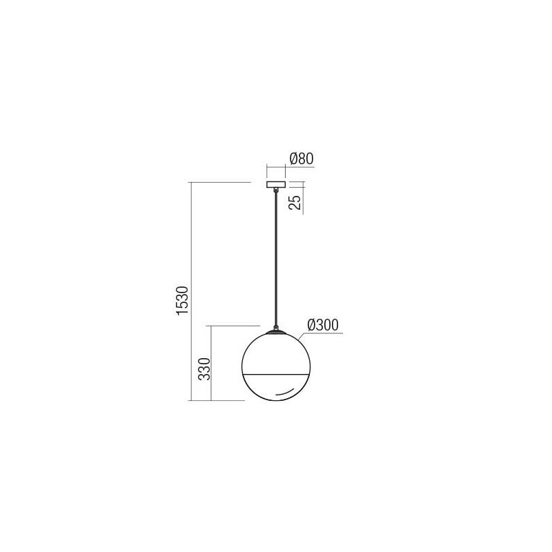 Redo závesná interiérová lampa BERRY 01-2271