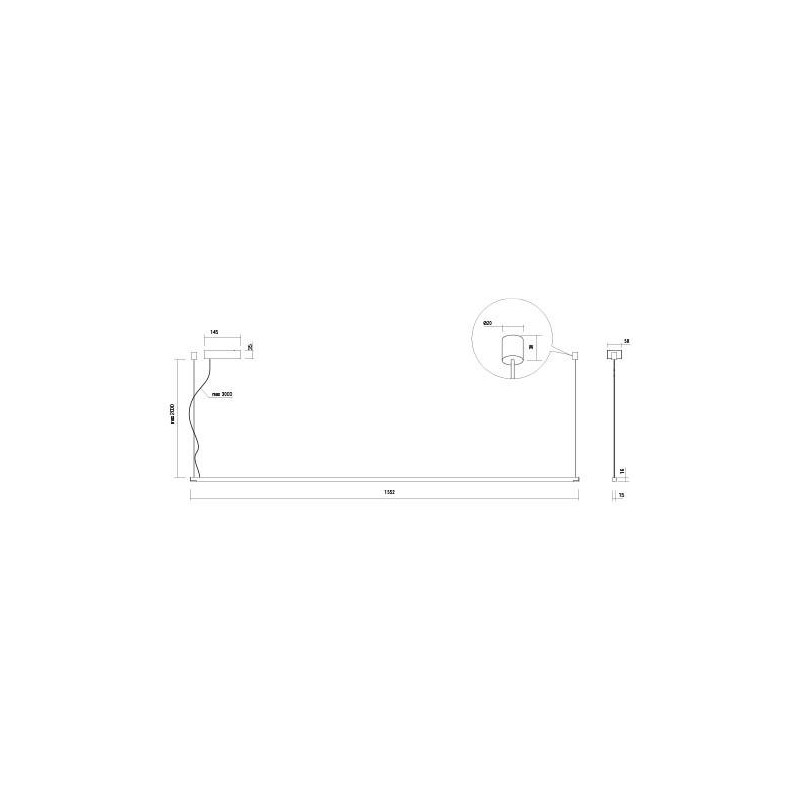 Redo závesné svietidlo ACROBAT 01-2285