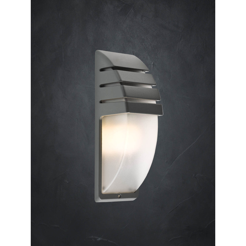 Redo Hliníková exteriérová nástenná lampa BONN 9210