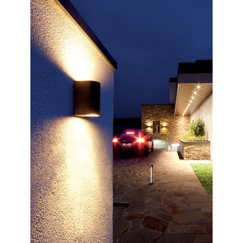 Redo exteriérová nástenná lampa z liateho hliníka SCAN 9359