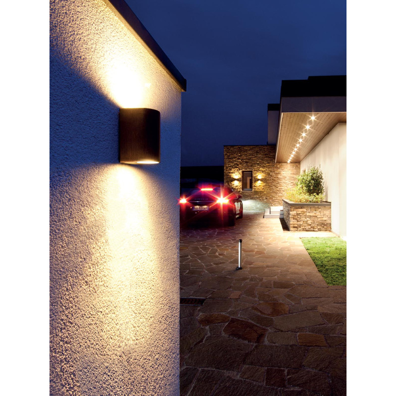 Redo exteriérová nástenná lampa z liateho hliníka SCAN 9359