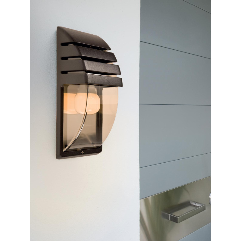 Redo Hliníková exteriérová nástenná lampa BONN 9818