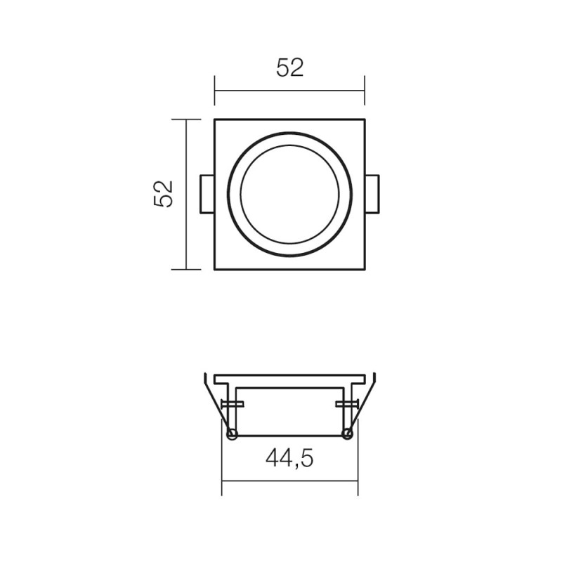 Redo zapustené nastaviteľné bodové svetlo osadené LED MT 120 LED 70327 