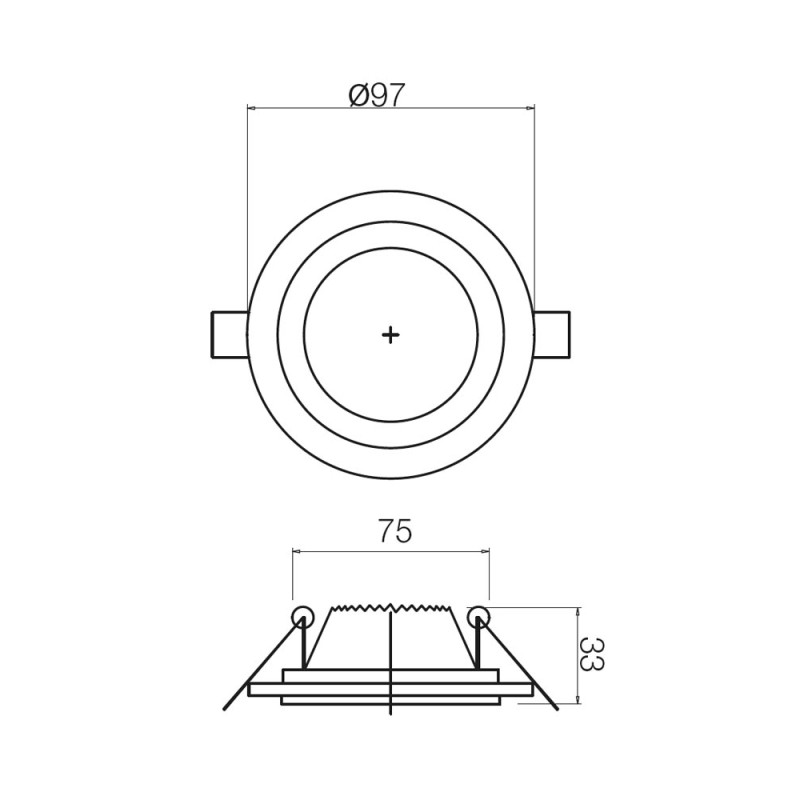 Redo zapustené SMD LED 5730 bodové svetlo ST 205 LED 70357 