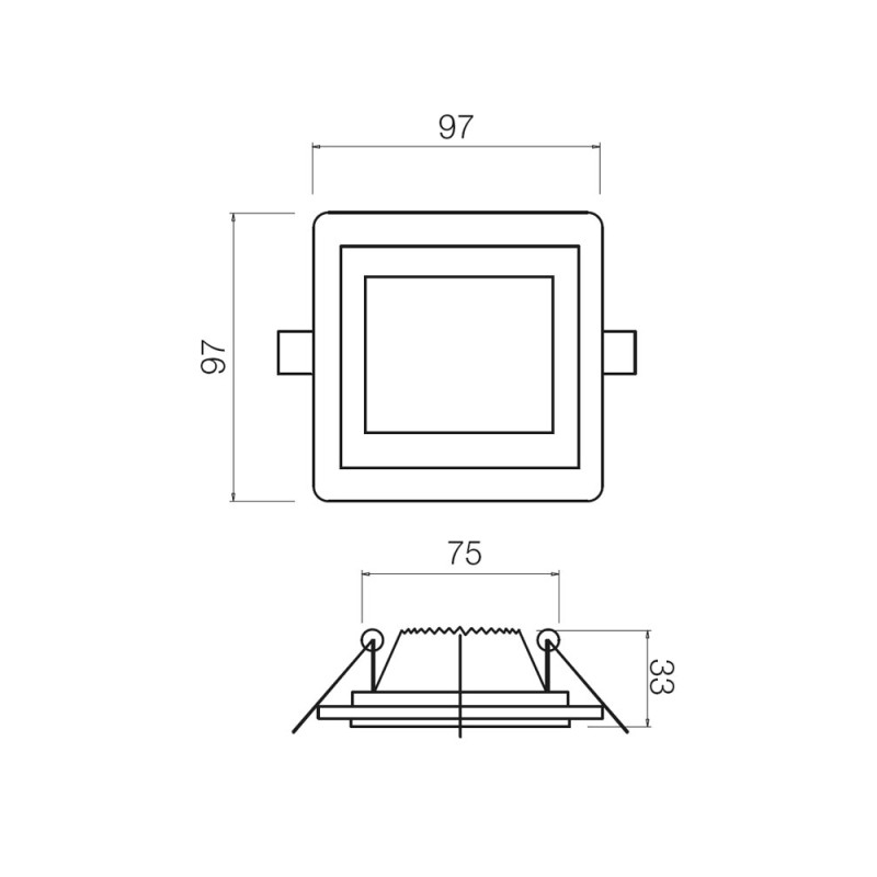 Redo zapustené SMD LED 5730 bodové svetlo ST 206 LED 70358 