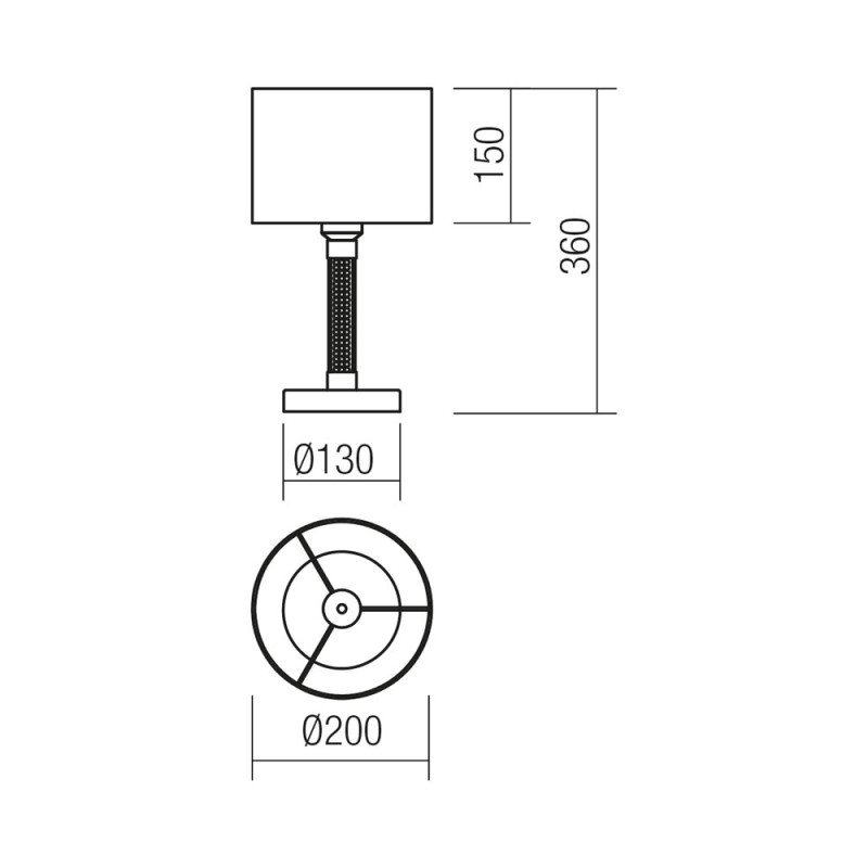 Redo stolová lampa ASTRID 01-1178 