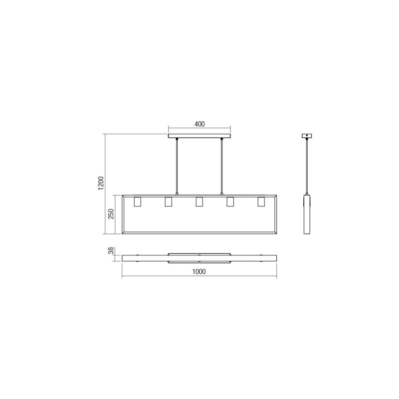 Redo závesné svietidlo TIMBER 01-1666 