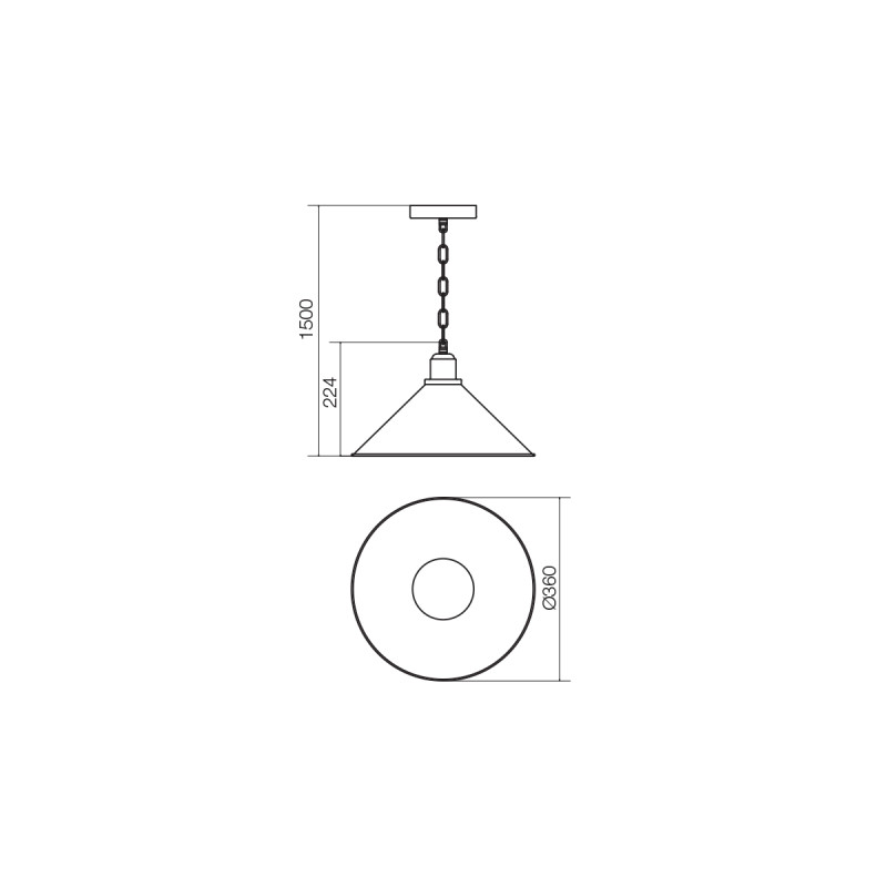 Redo závesné svietidlo VERNER 02-937 