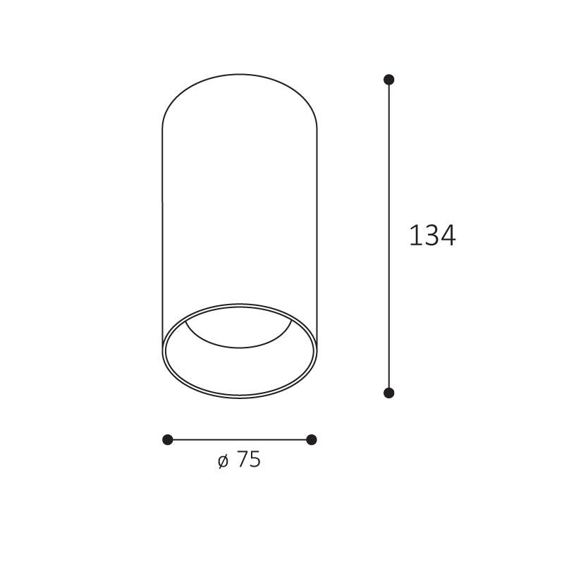 LED2 TINY II L, G DALI/PUSH 8W 3000K/3500K/4000K 1480557D