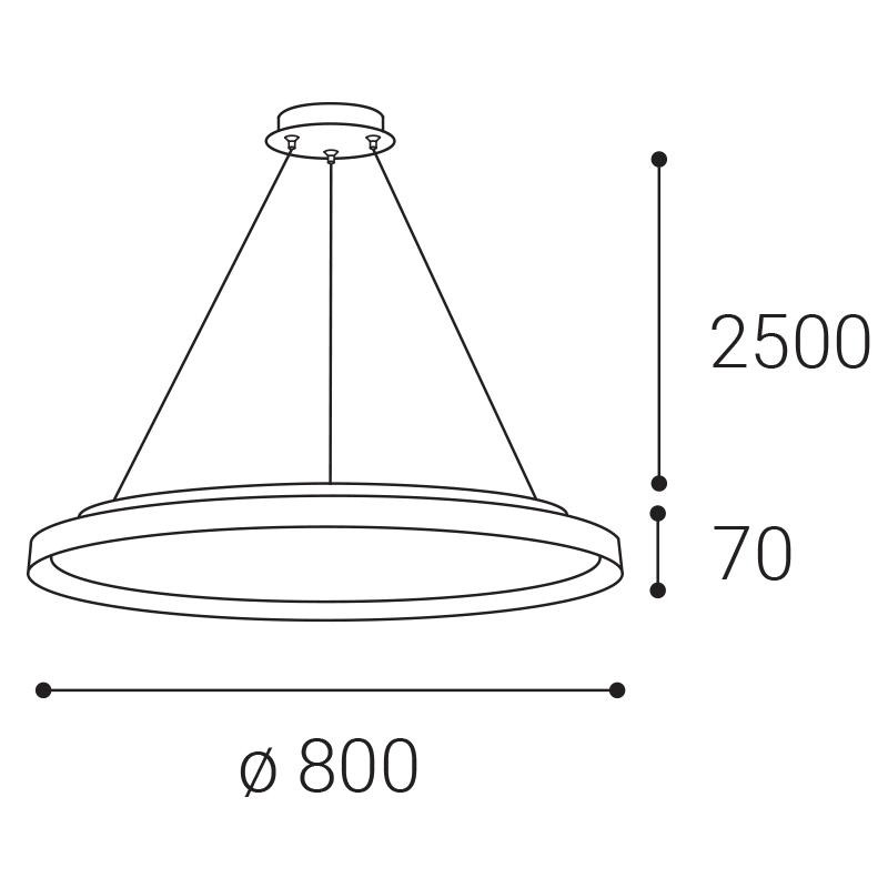 LED2 MOON 80 P/N-Z, N TRIAC 88W (76+12) 2700K/3000K/4000K 3275076DT