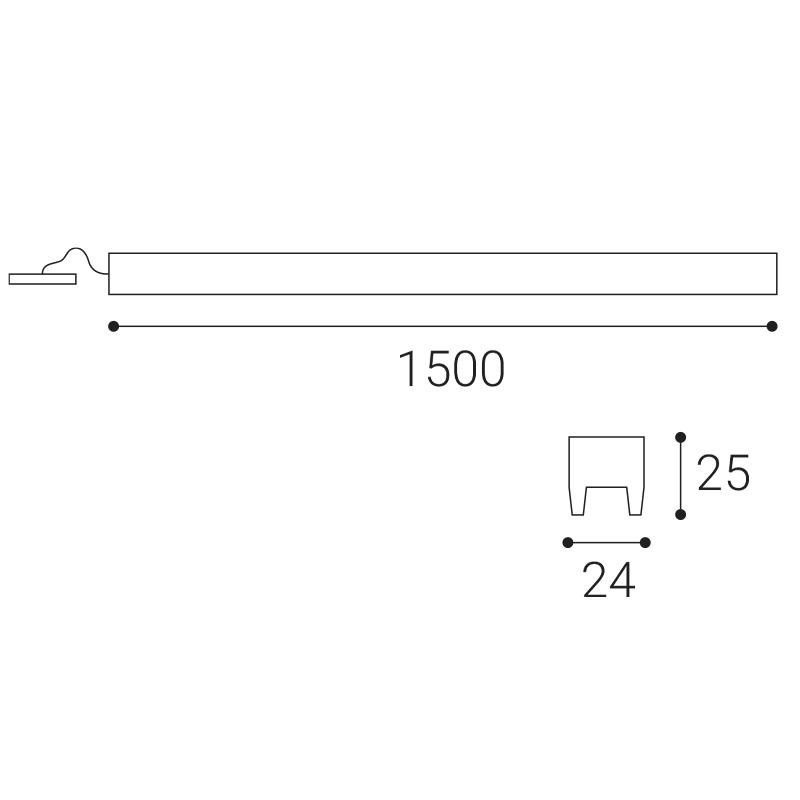 LED2 MAG FLEX 150, W DALI 21W 3000K 6320631D