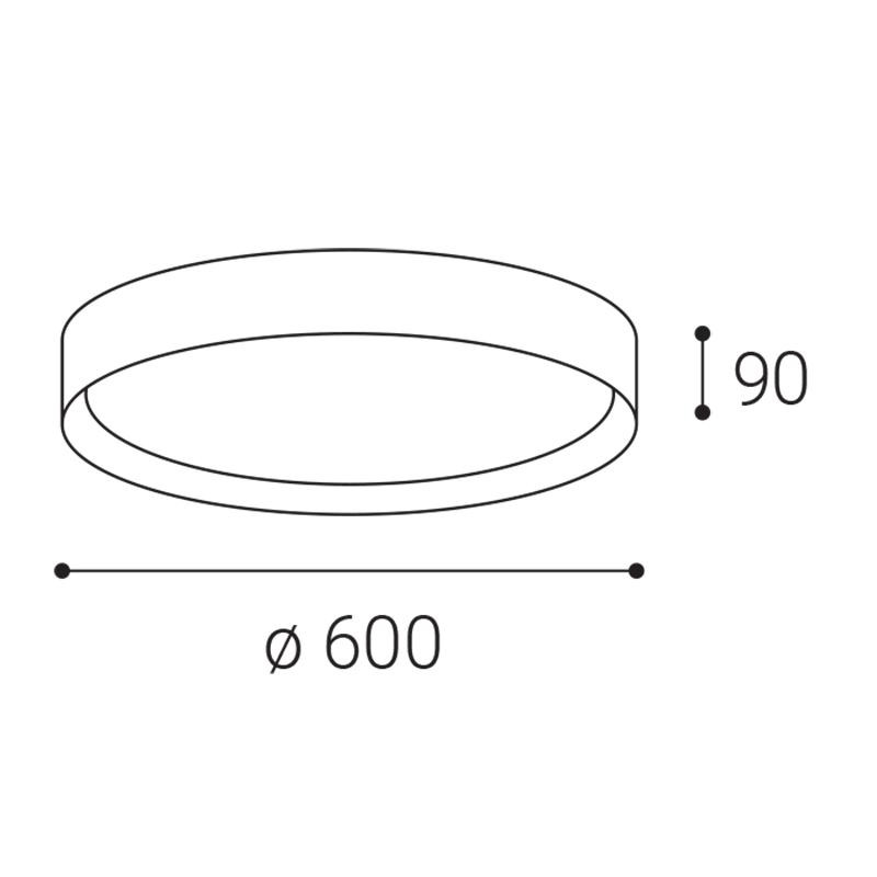 LED2 MILA 60, B TRIAC 60W 2700K/3000K/4000K 1272173DT