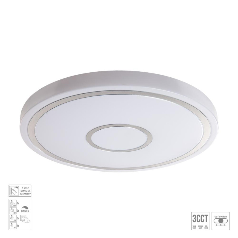 PREZENT MOZAN ROUND LED/30W,3000-6500K, WHITE