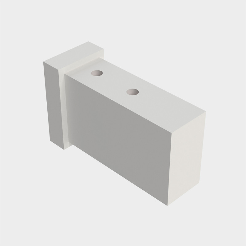 Easy Link End Cap Profiles White 