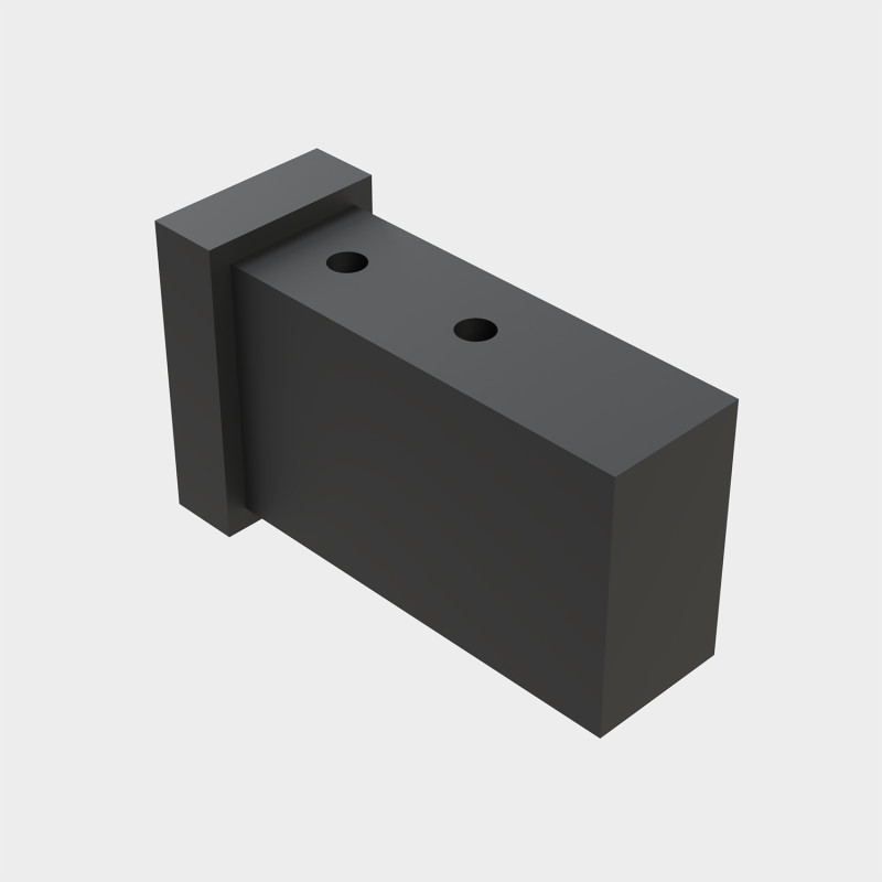 Easy Link End Cap Profiles Black 