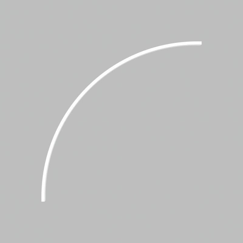 Easy Link Curved Profile R 656mm White