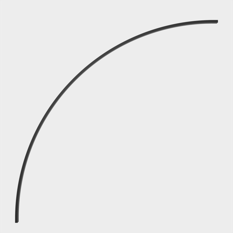 Easy Link Curved Profile R 1041mm Black