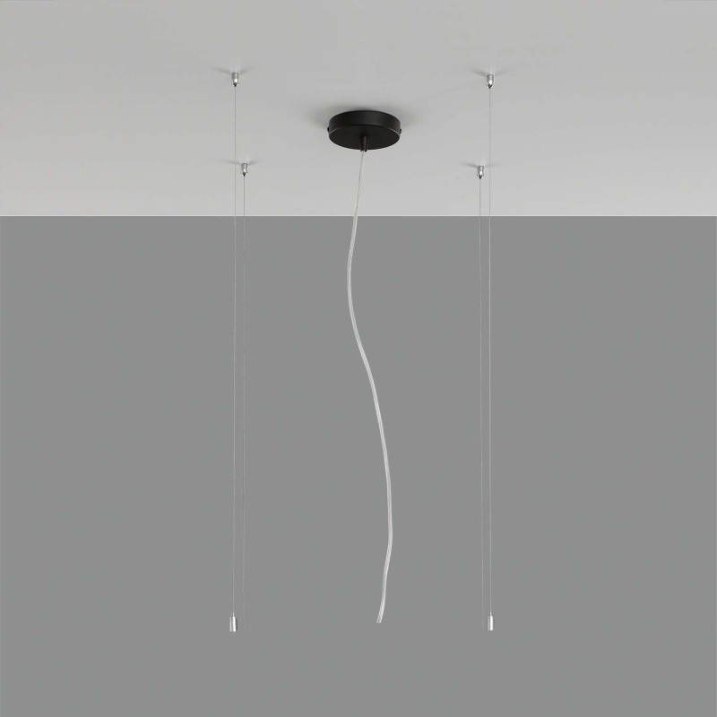 Isia Pendant Kit CONJ.COL.3453 NGRO 6M Black, CL.I, Dim. DALI/Push, ON-DEMAND **