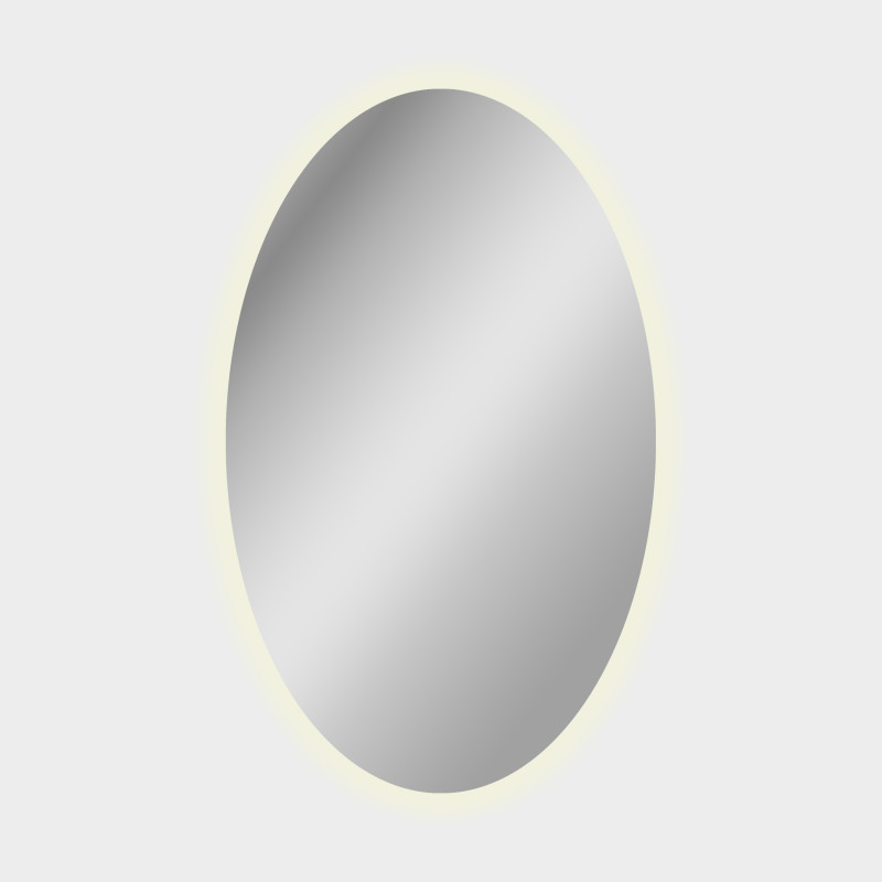 Adriana Mirror 1100(h)x670mm, LED 38W 3000K 3000lm, CRI90 CL.II IP44, Integrated LED