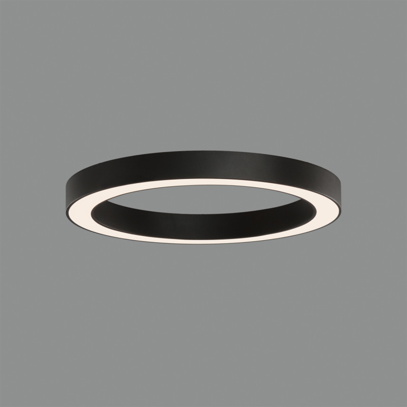 Aliso stropné svietidlo 3742/60 Black, LED 50W 4945lm, CRI90 CL.I, Integrated LED, 2700K-3000K-4000K Slide Switch