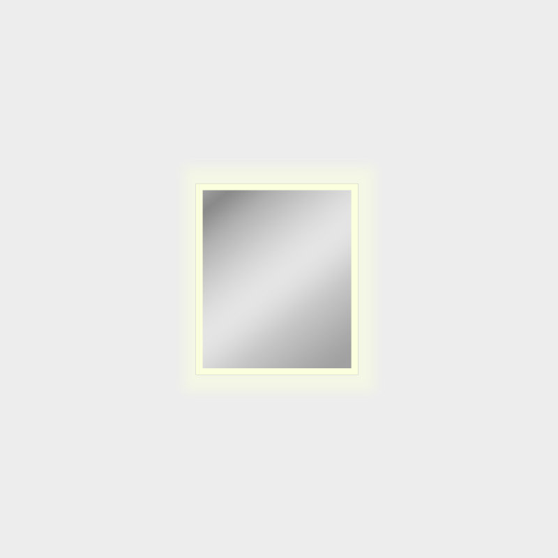 Amanzi Mirror 700(h)x600mm, LED 34W 3000K 2650lm, CRI90 CL.II IP44