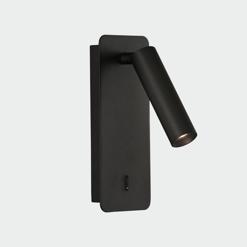 Aron Wall Lamp 16/3240 Black, LED 3W 3000K 285lm, CRI90 CL.I, Integrated LED, With switch, Adjustable