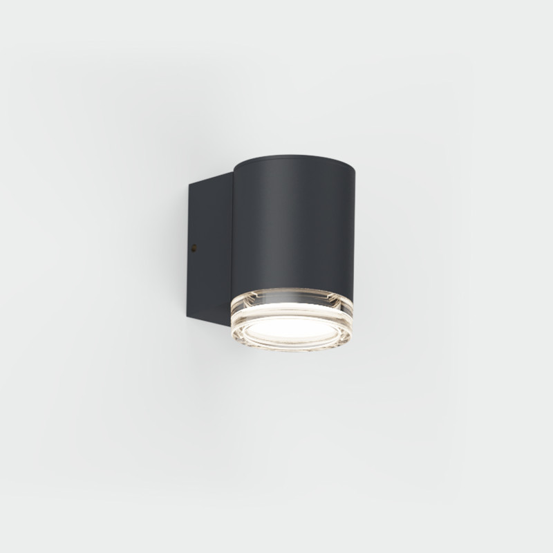 Artic Wall Lamp 16/2091-1 Anthracite, LED GU10 8W, CL.I IP65