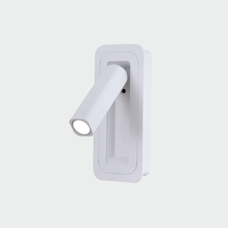 Boheme Wall Lamp 16/3826 White, LED 3W 3000K 285lm, CRI90 CL.I, Integrated LED, Without switch, Adjustable, MULTI-PACK