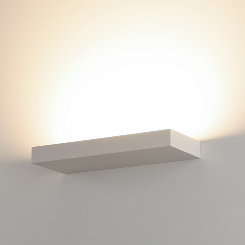 Brick Wall Lamp 16/3972-38 White, LED 38W 4650lm, CRI90 CL.I, Integrated LED, 2700K-3000K-4000K Slide Switch, Dim. DALI/Push, Mi
