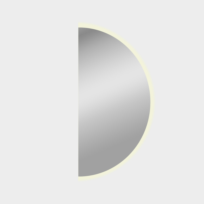 Clair Mirror Ø1400(h)x700mm, LED 3000K, CRI90 CL.II IP44, Integrated LED