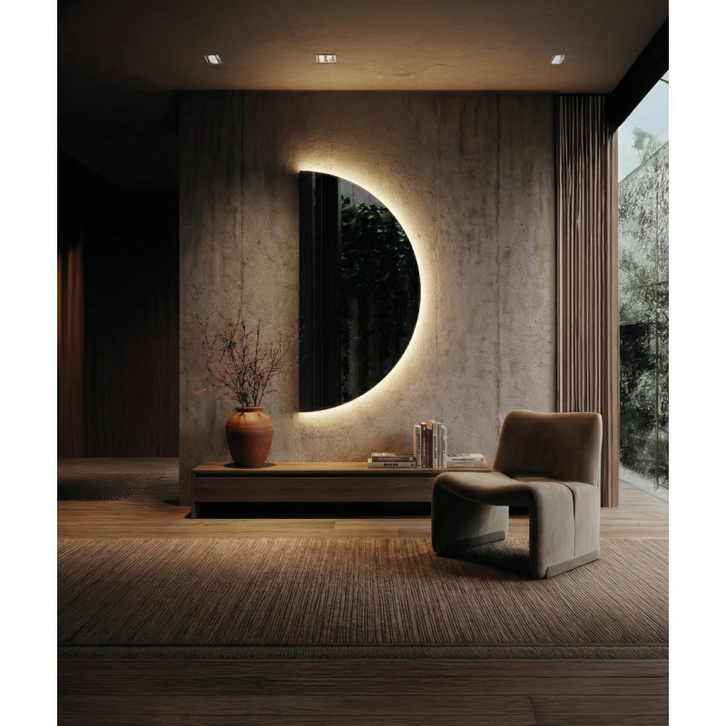 Clair Mirror Ø1400(h)x700mm, LED 3000K, CRI90 CL.II IP44, Integrated LED