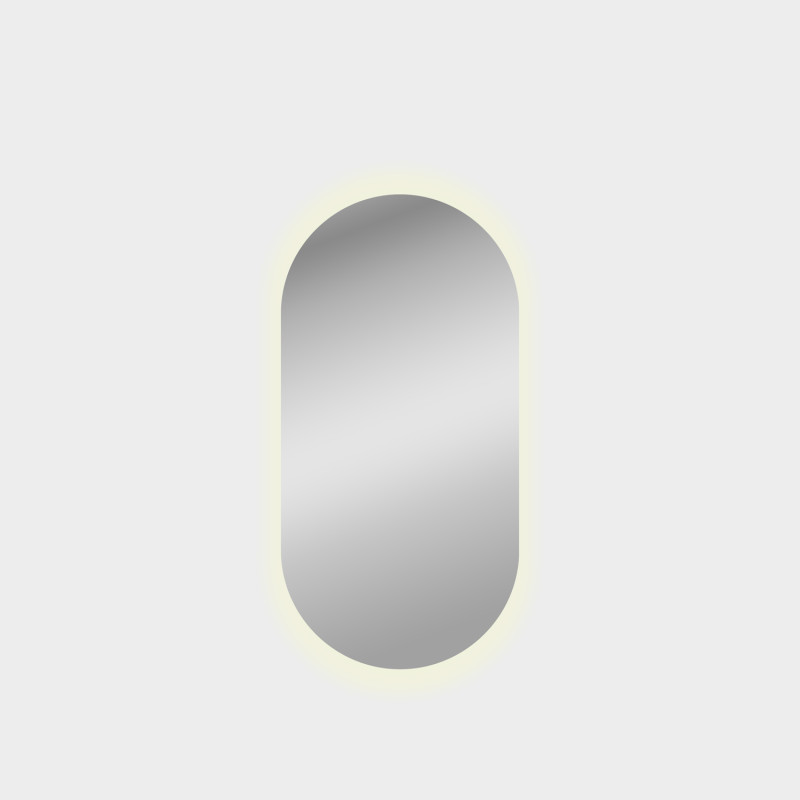 Daniela Mirror 1190(h)xØ590mm, LED 43W 3000K 3450lm, CRI90 CL.II IP44, Integrated LED