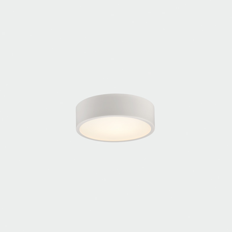 Dins stropné svietidlo Ø160 mm White RAL 9016, LED 10W 1100lm, CRI90 CL.II IP44, 2700K-3000K-4000K Slide Switch, MULTI-PACK
