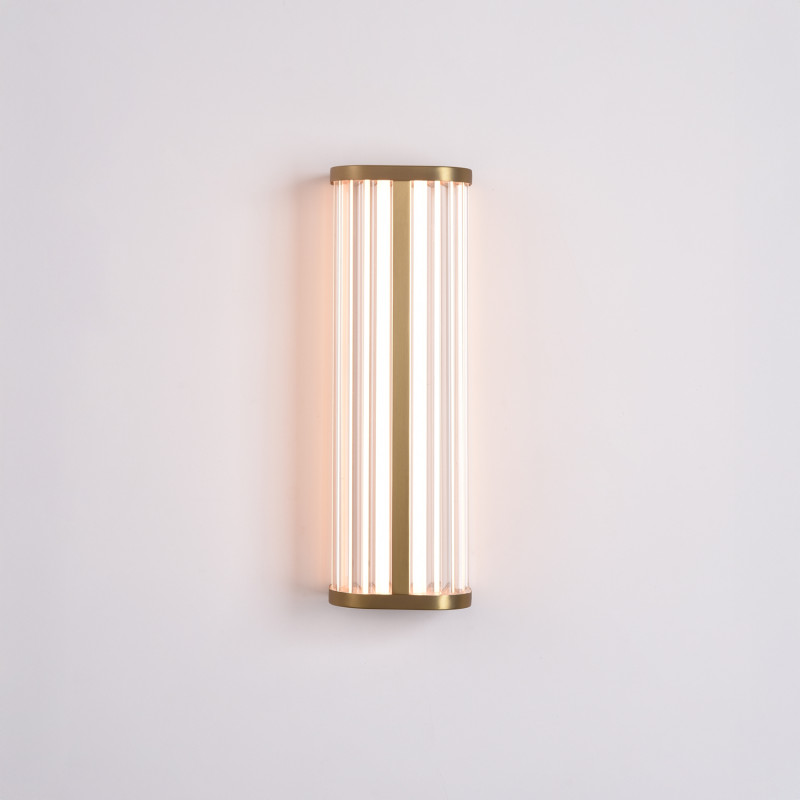 Divino Wall Lamp 16/4005-30 Matt Antique Gold, LED 16W 626lm, CRI90 CL.II IP44, 2200K-2700K-3000K Slide Switch