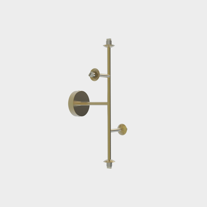 Doris Wall Lamp 16/3820-4 Antique Gold, LED G9 4x7W, CL.I IP44, Without glass shade