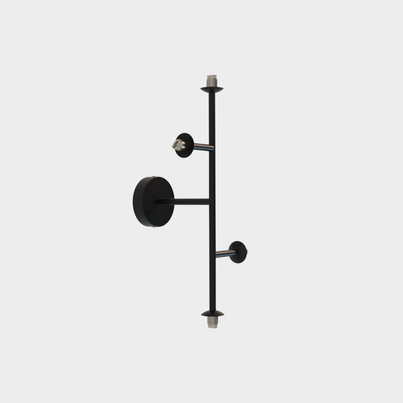 Doris Wall Lamp 16/3820-4 Black, LED G9 4x7W, CL.I IP44, Without glass shade