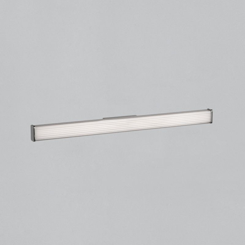 Dune Wall Lamp 900mm Opal/Chrome, LED 22W 2050lm, CRI90 CL.II IP44, 3000K-4000K Slide Switch, Dim. DALI/Push, ON-DEMAND **