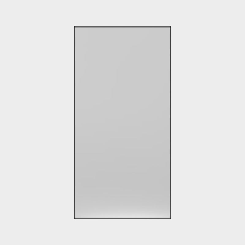 Estela Mirror 1610(h)x810mm Black, Without lighting