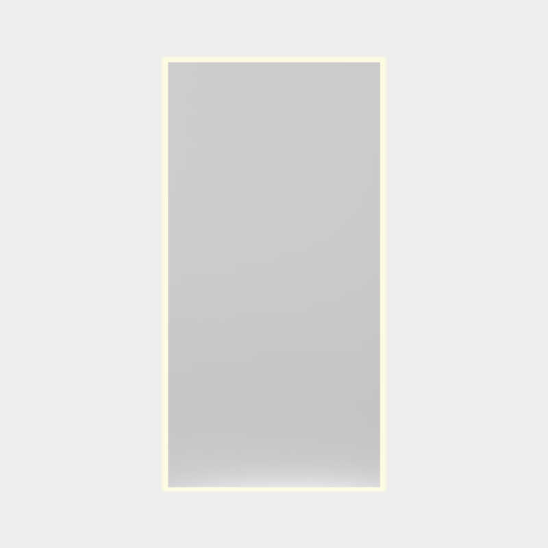 Estela Mirror 1600(h)x800mm, LED 68W 3000K 5350lm, CRI90 CL.II IP44