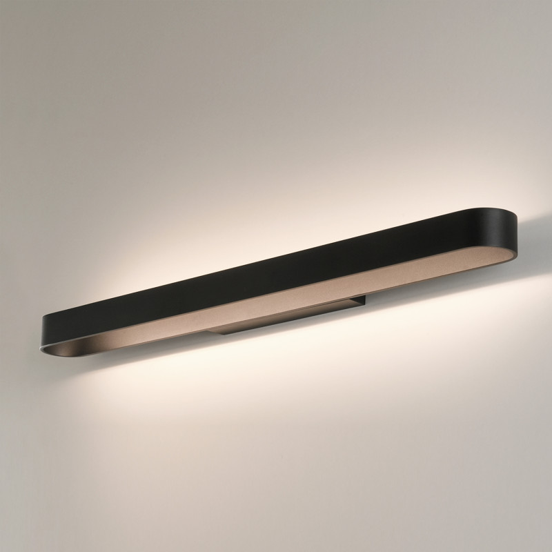Gala Wall Lamp 16/3189-90 Black, LED 43W 5190lm, CRI90 CL.I, Integrated LED, 2700K-3000K-4000K Slide Switch